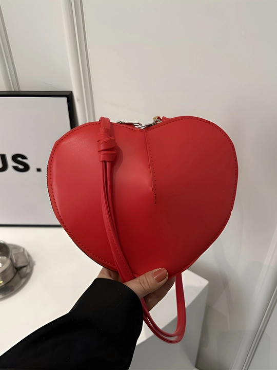 LoveMe Heart ayollar sumkasi, yurak shaklida, yelkama