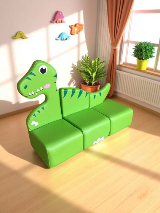 Qiziqarli yashil dino o'rindiqlar