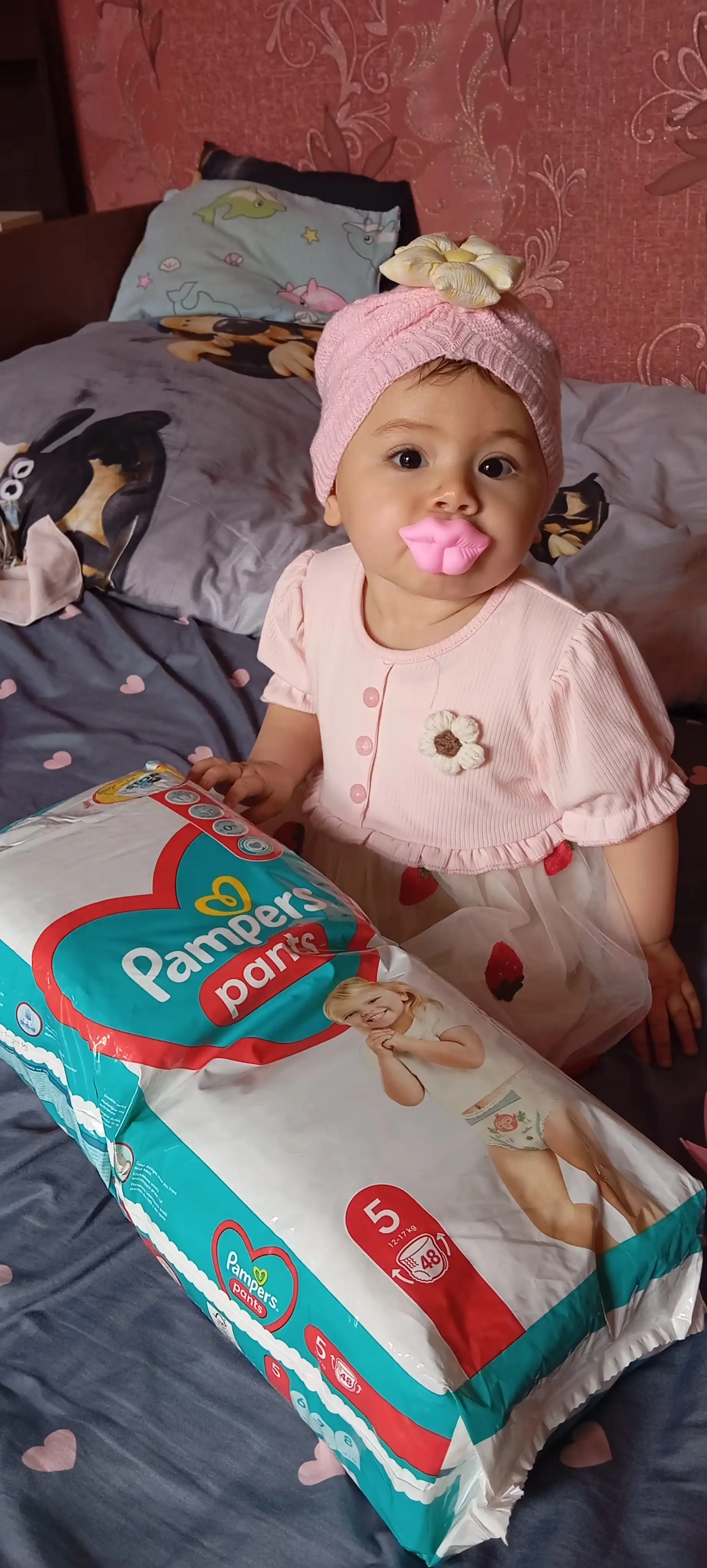 Подгузники-трусики для детей Pampers Pants 5 размер, 12-17 кг, 48 шт
