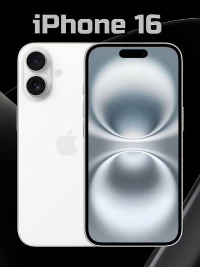Smartfon iPhone 16, 128/256 GB, SIM/DualSIM, g'ilof va oyna sovg'aga - 