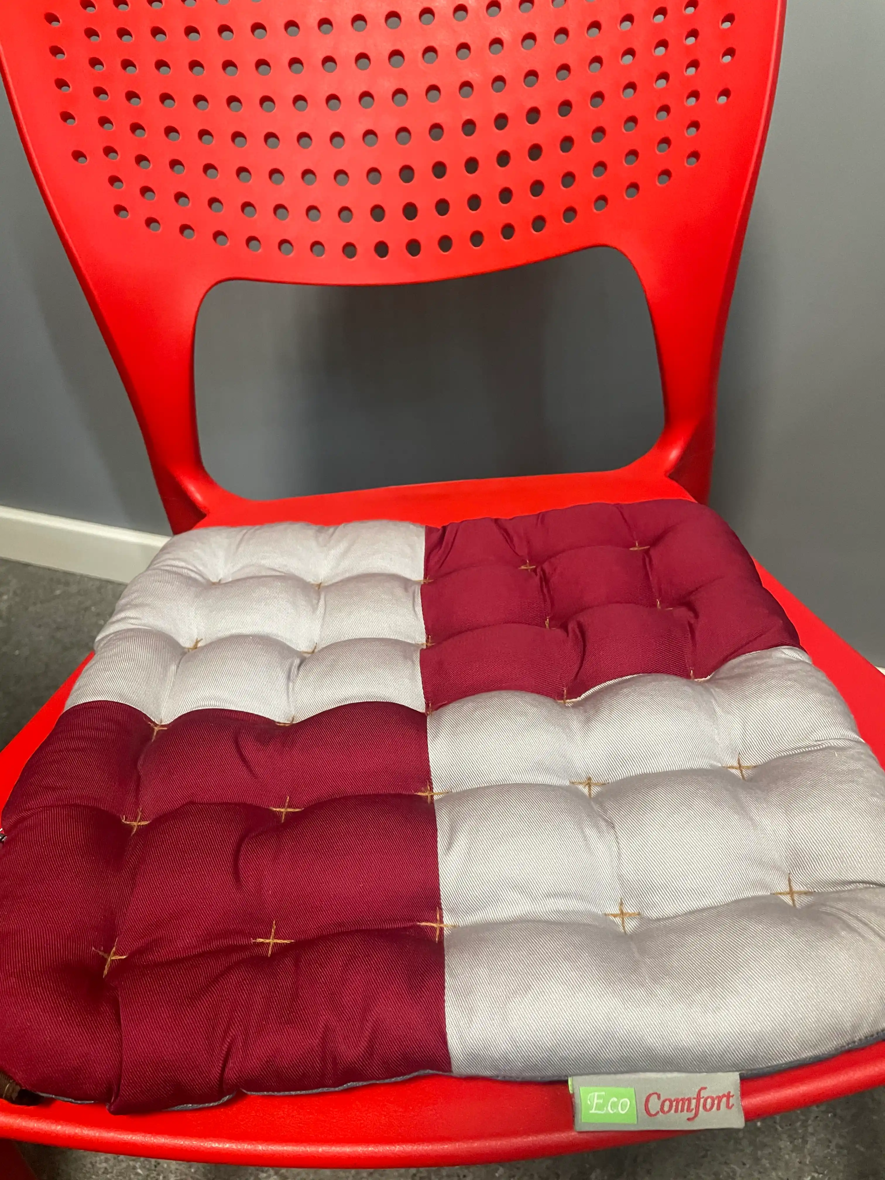 Детская ортопедическая сидушка, из рисовой шелухи, Ecomfort, 30 * 30 см