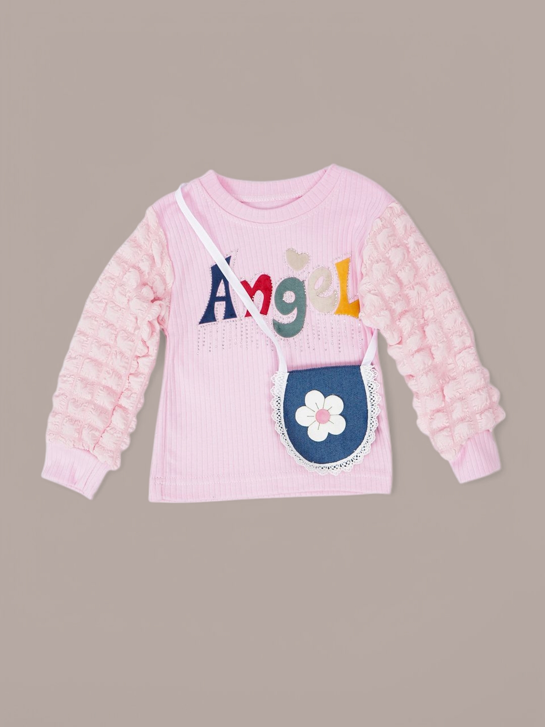 Кофта-Блузка-юбка для девочек 2-3 лет, комплект для девочек