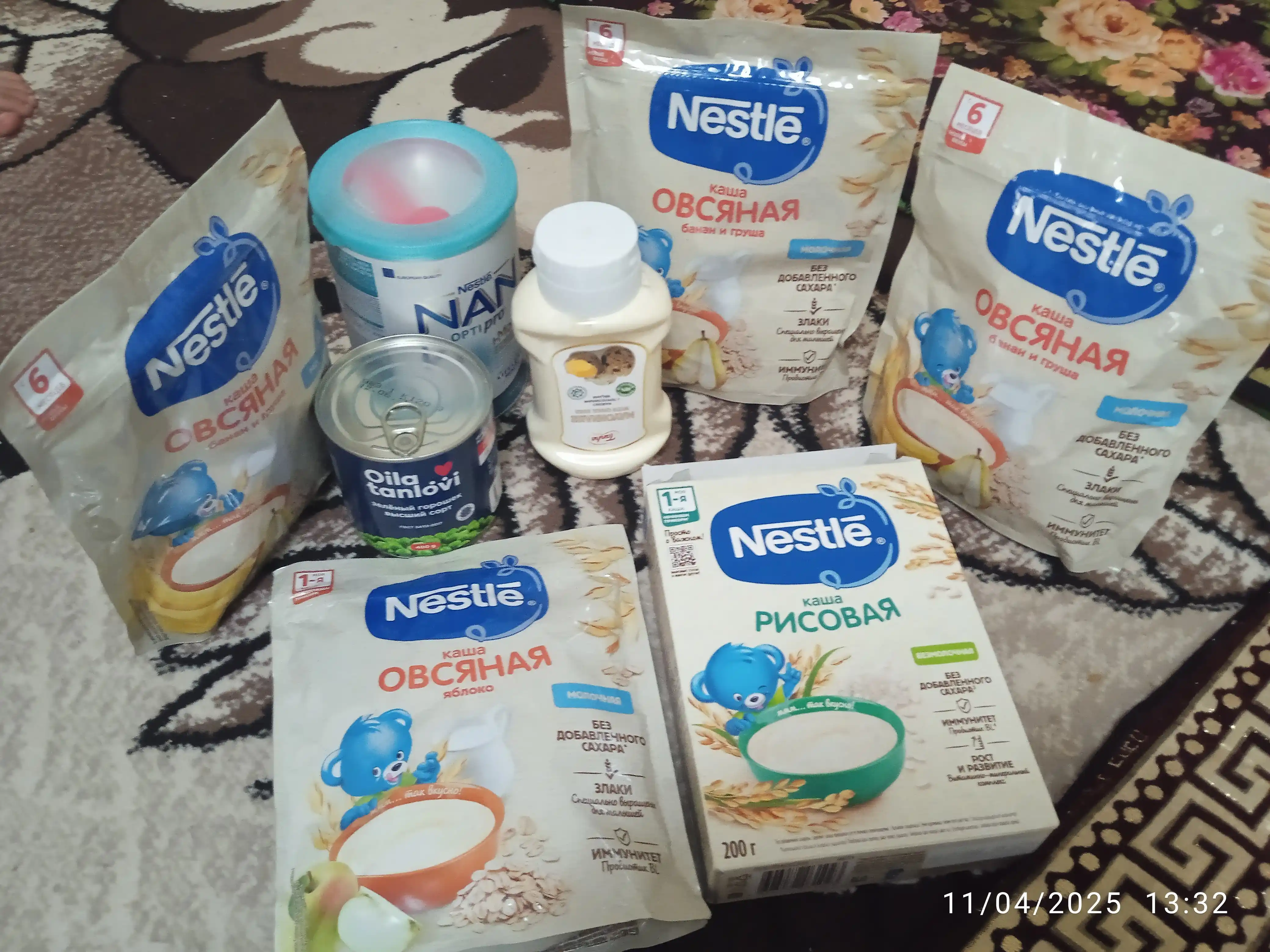 NAN 3 OPTIPRO o'sish, immunitet va miya rivojlanishi uchun sut, 400 g, 12 oydan