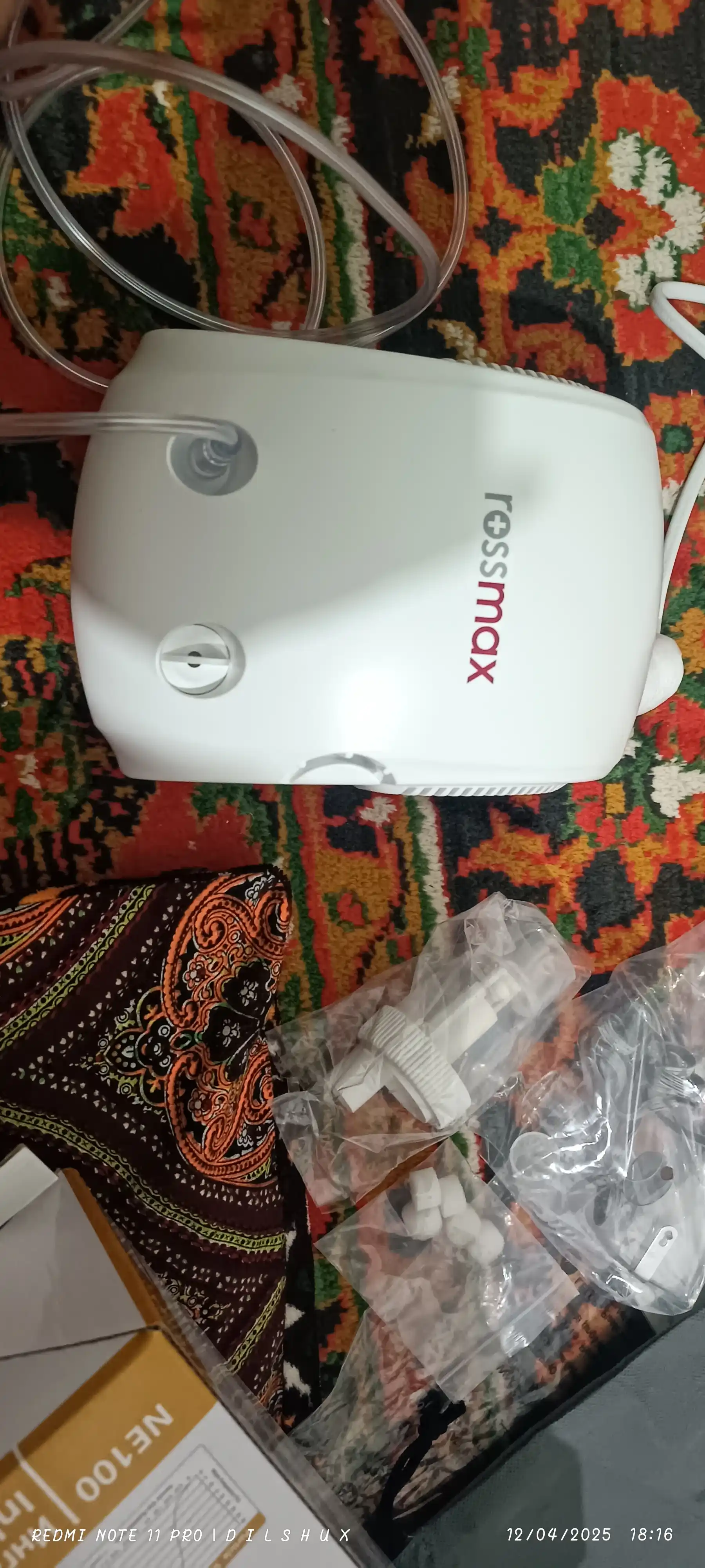 Kompressorlik ingalyator Nebulayzer NE100 Rossmax Swiss