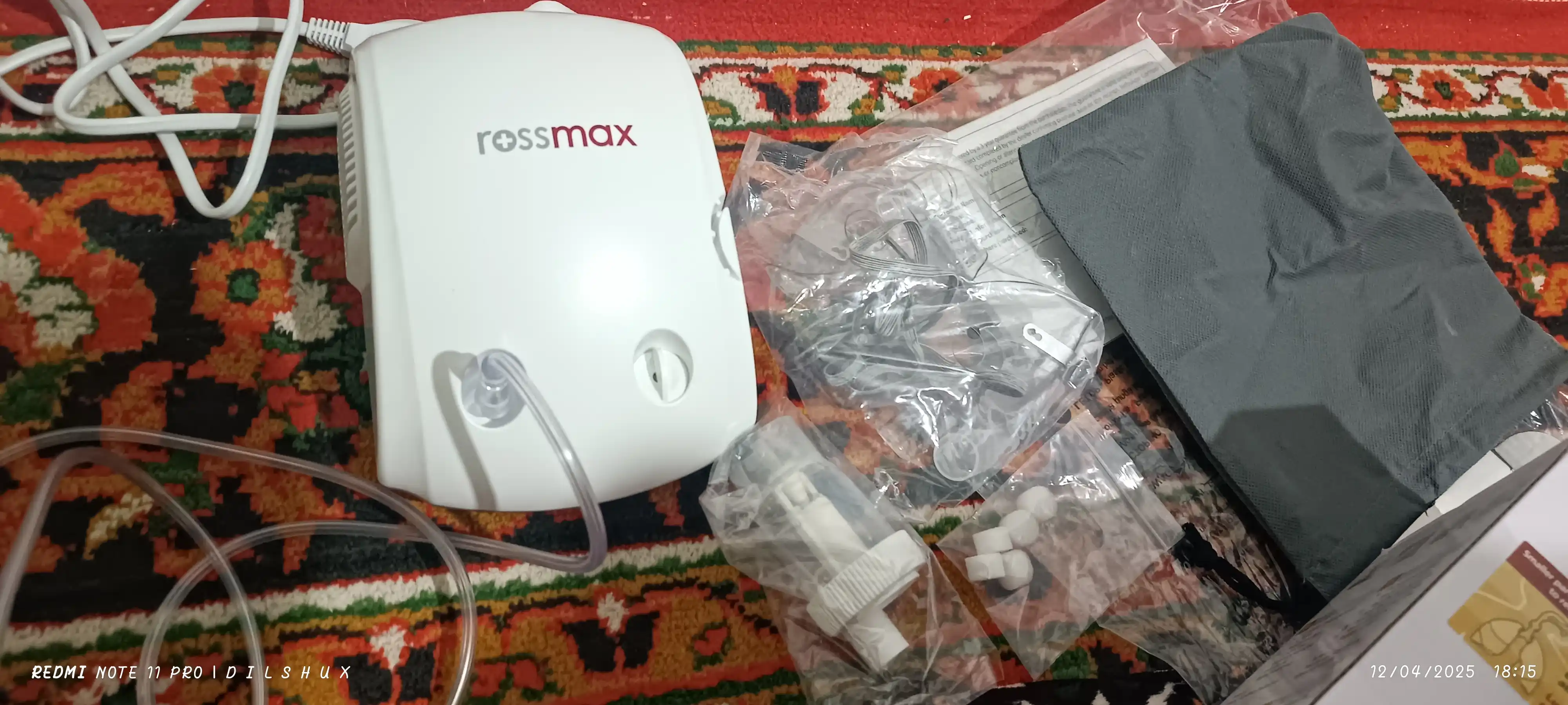 Kompressorlik ingalyator Nebulayzer NE100 Rossmax Swiss