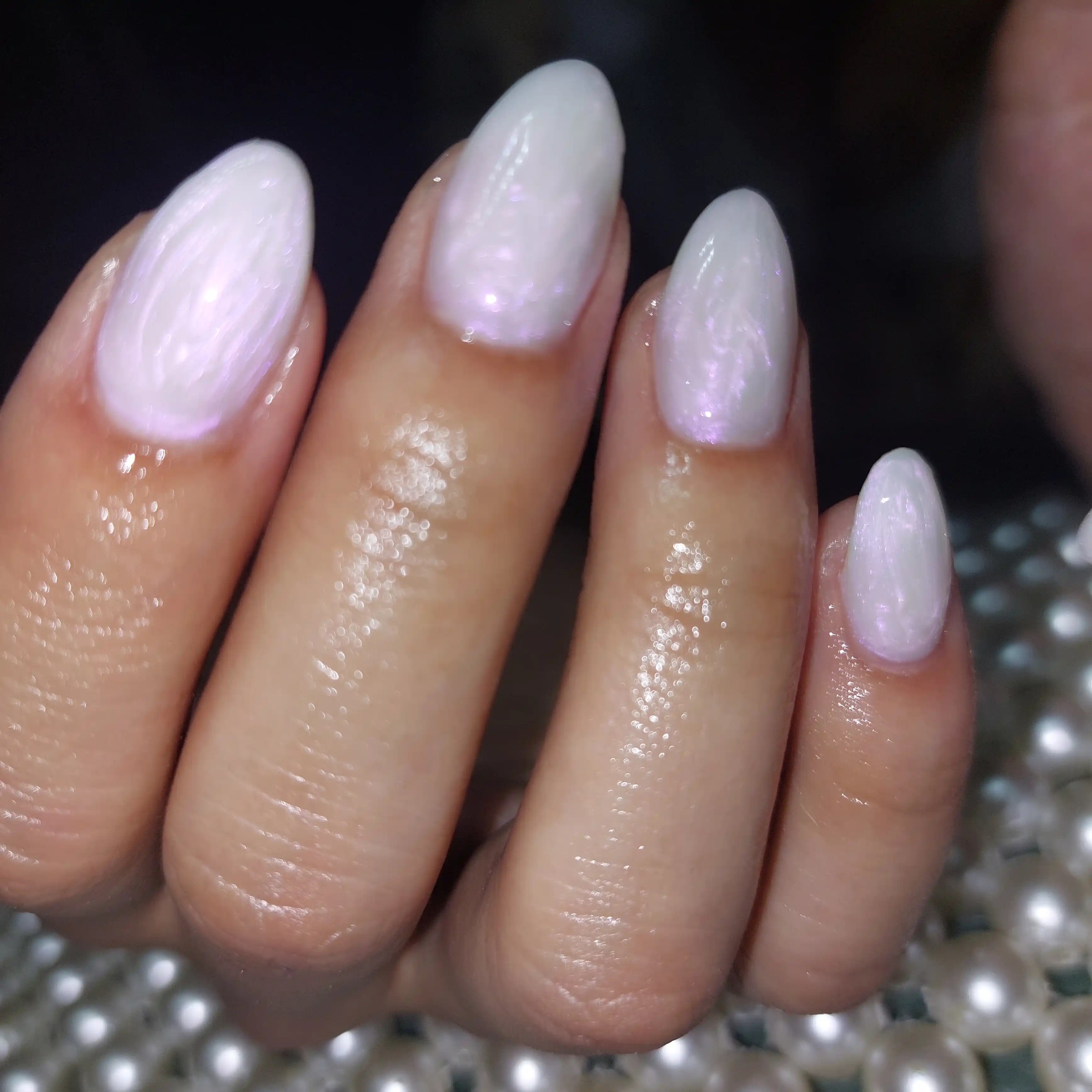 Pearl effektli tirnoqlarni uzaytirish uchun UV gelini modellashtirish Builder Uv Gel Pearl