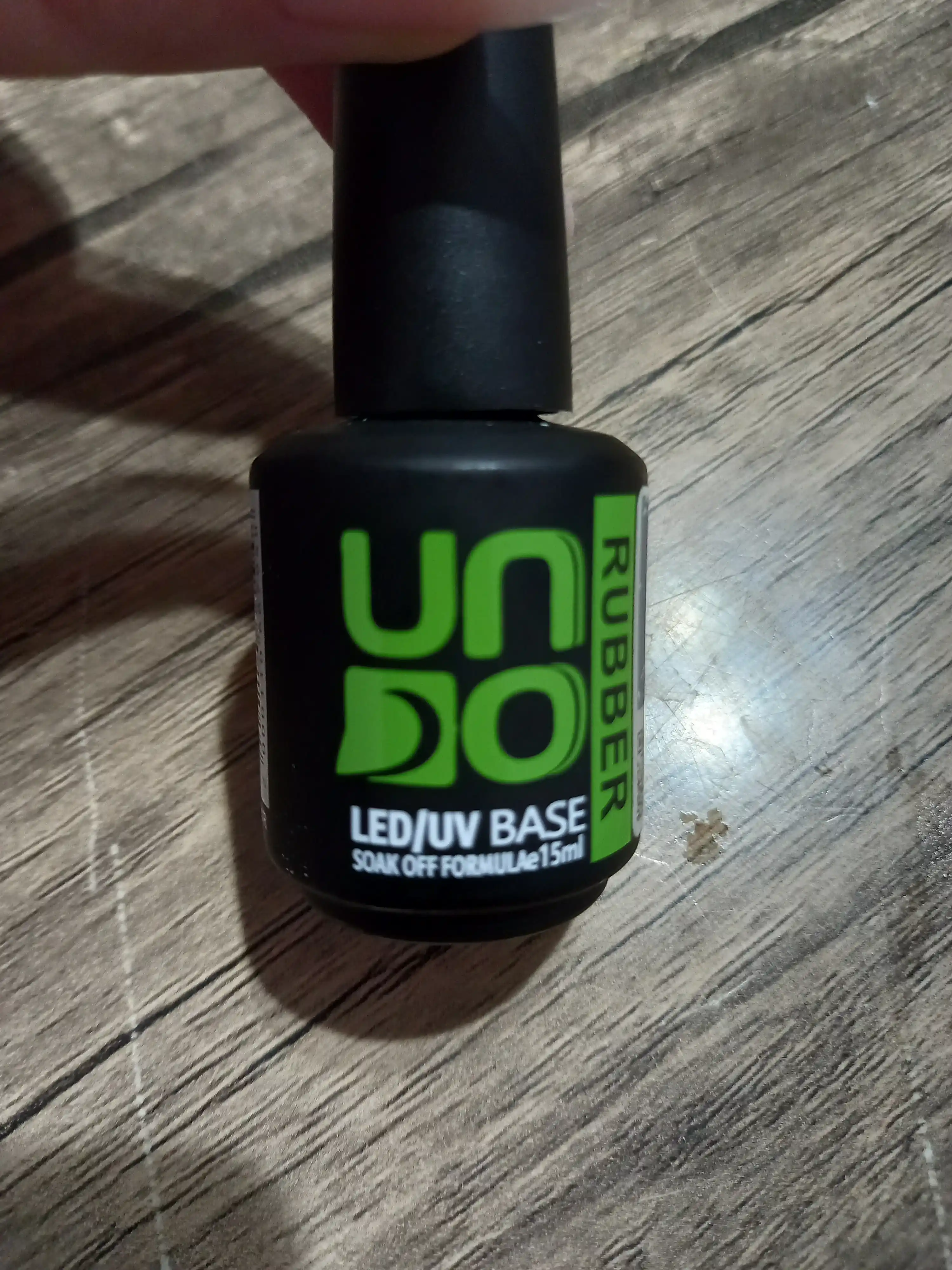 Baza, tirnoqlar uchun baza qoplami Uno Rubber, 15 ml
