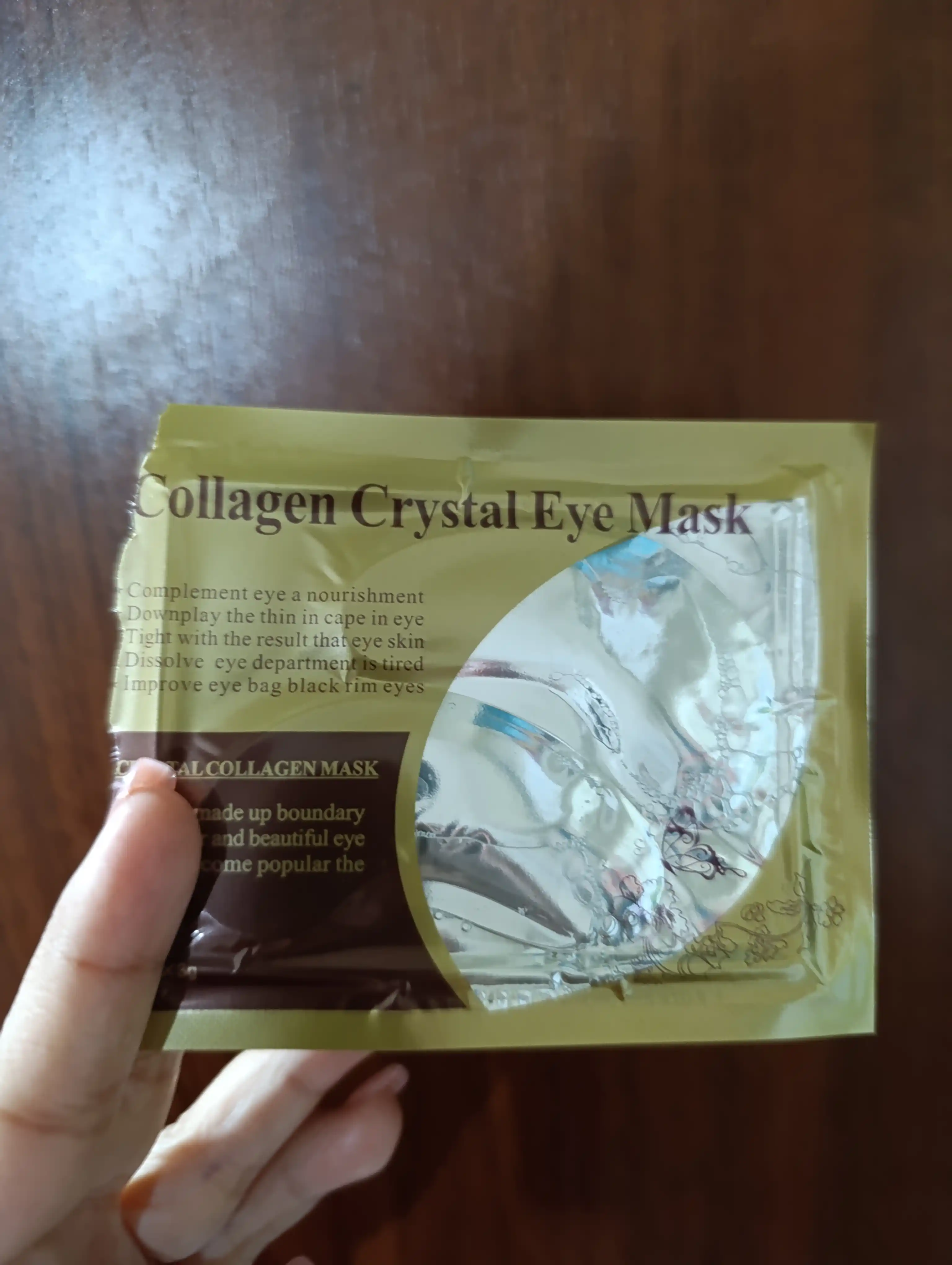 Patchilar ko'z uchun Collagen Crystal Eye Mask gidrogel, kollagen, 2 dona