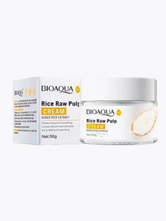 Крем для лица с экстрактом риса, Bioaqua 50gr