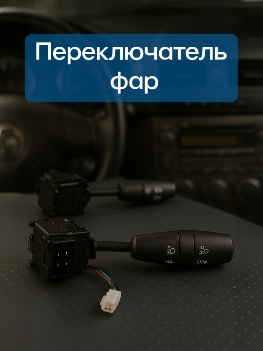 Fara va burilish signalini yoqib o'chiruvchi dastag. GENTRA / NEXIA / SPARK / MATIZ /DAMAS - 