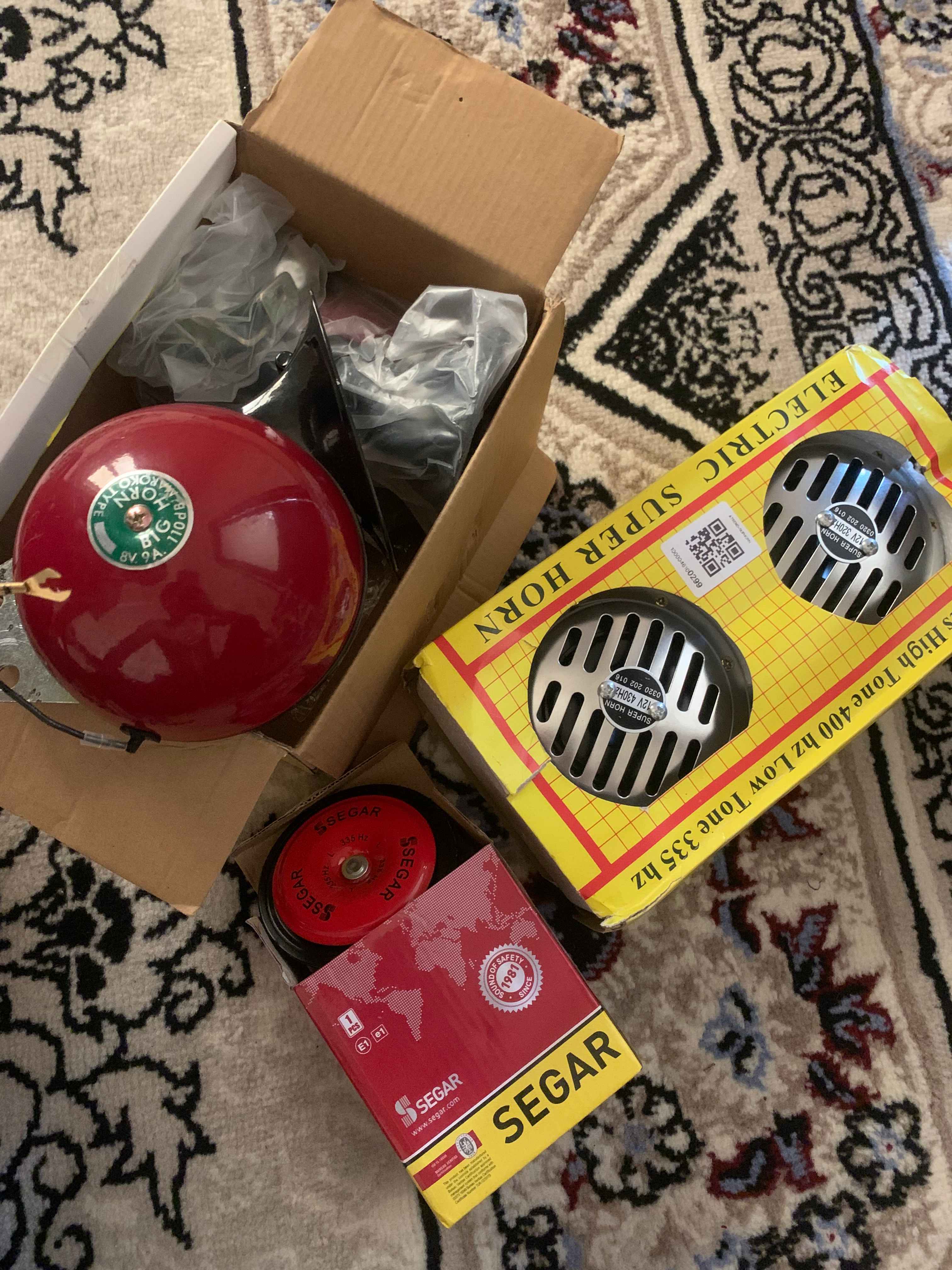 Ovozli signali Maroko pobeda, 12 V, 110 Db, 320/380 Gs