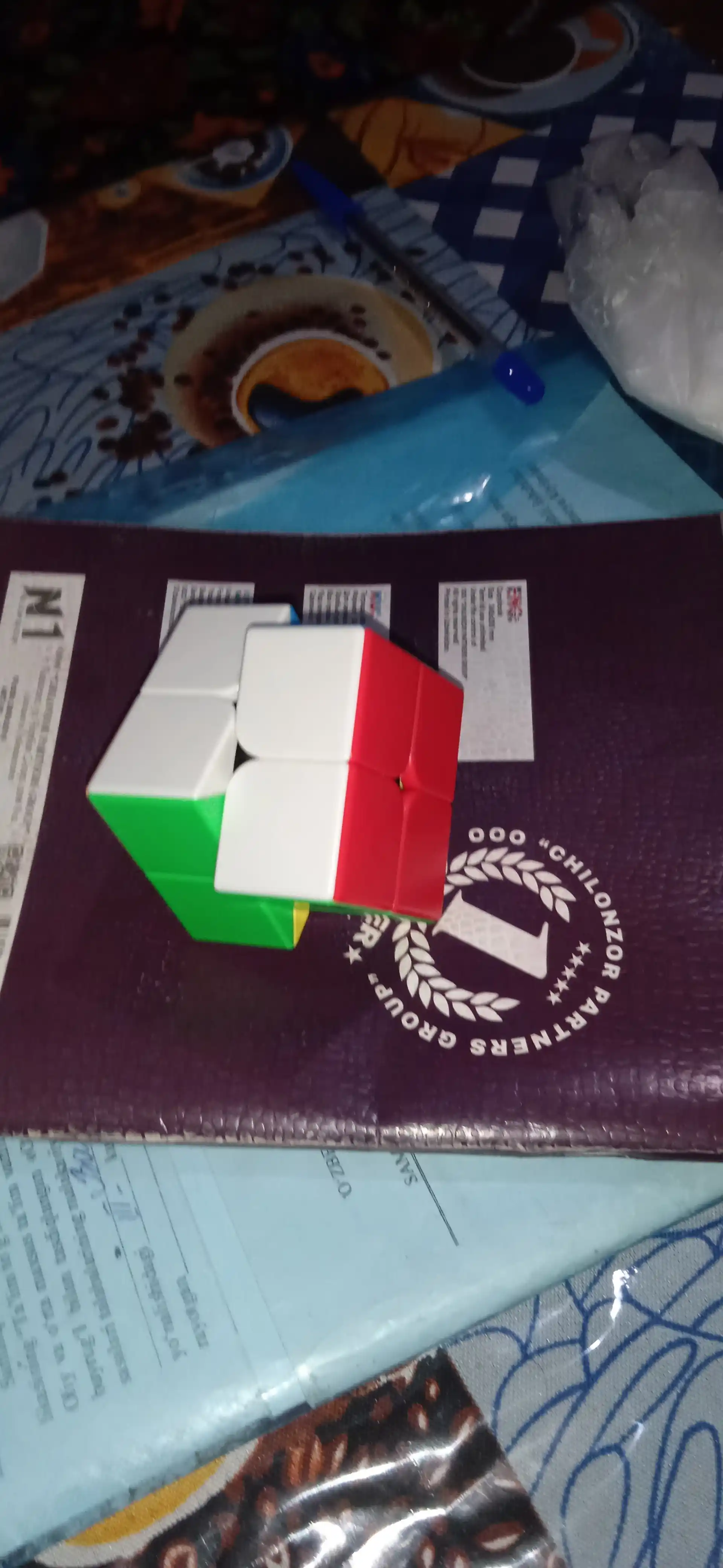 Boshqotirma Kubik Rubik, rivojlantiruvchi o'yinchoq, antistress, 2 * 2