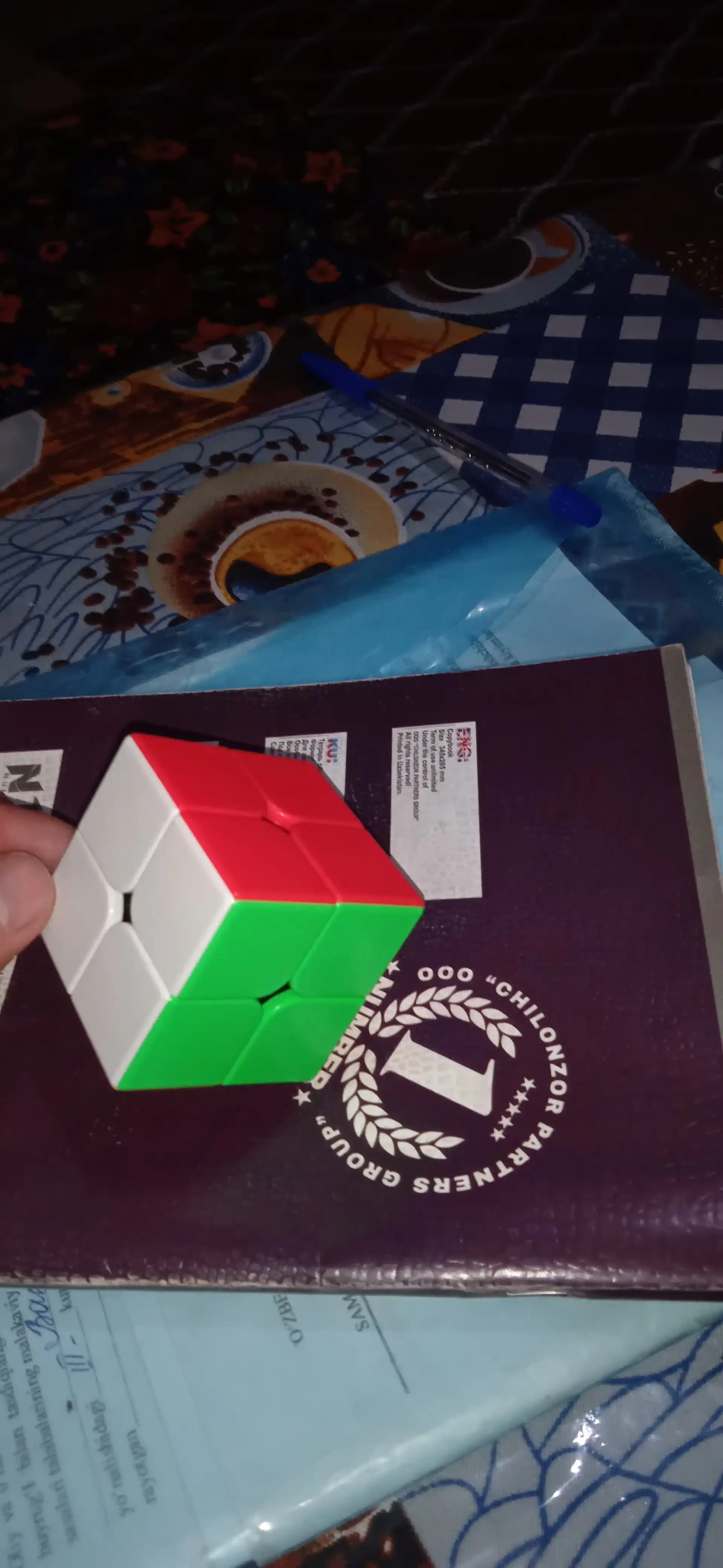 Boshqotirma Kubik Rubik, rivojlantiruvchi o'yinchoq, antistress, 2 * 2