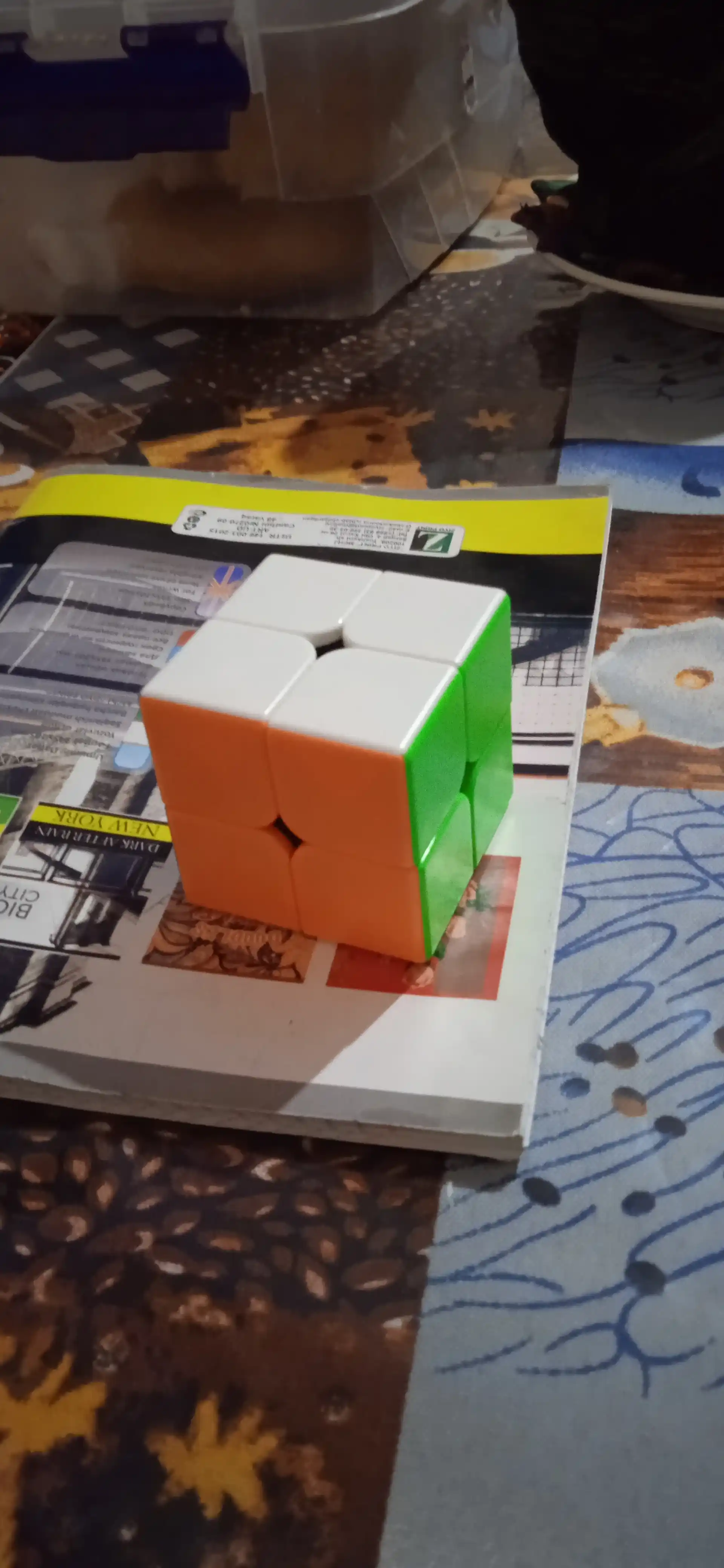Boshqotirma Kubik Rubik, rivojlantiruvchi o'yinchoq, antistress, 2 * 2