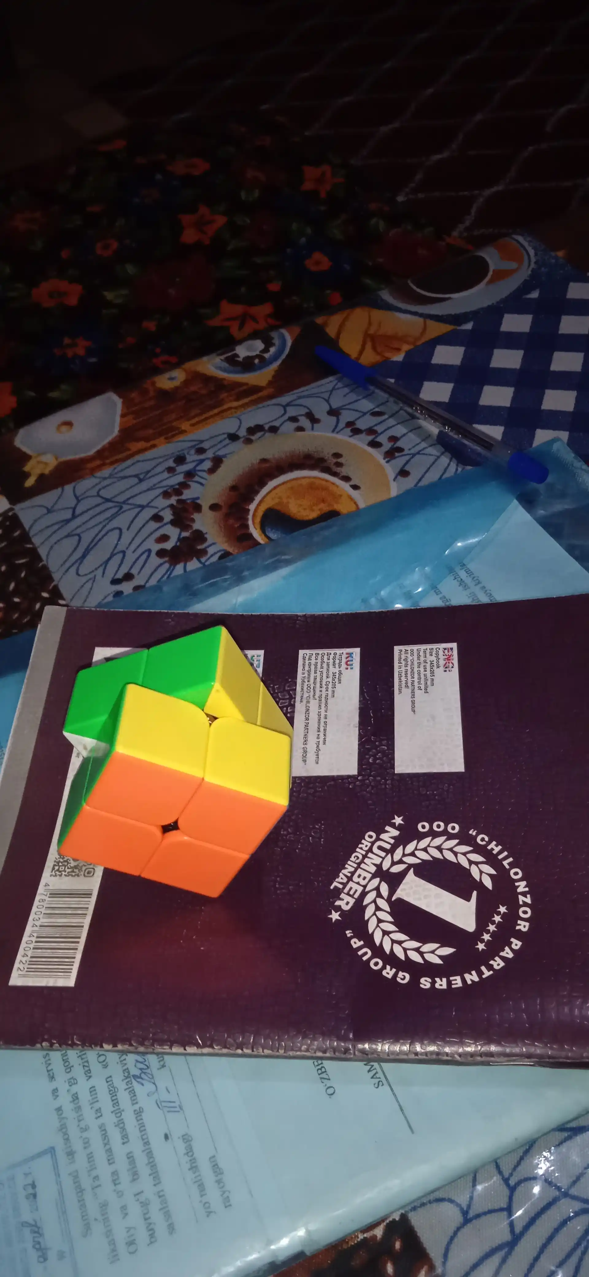 Boshqotirma Kubik Rubik, rivojlantiruvchi o'yinchoq, antistress, 2 * 2