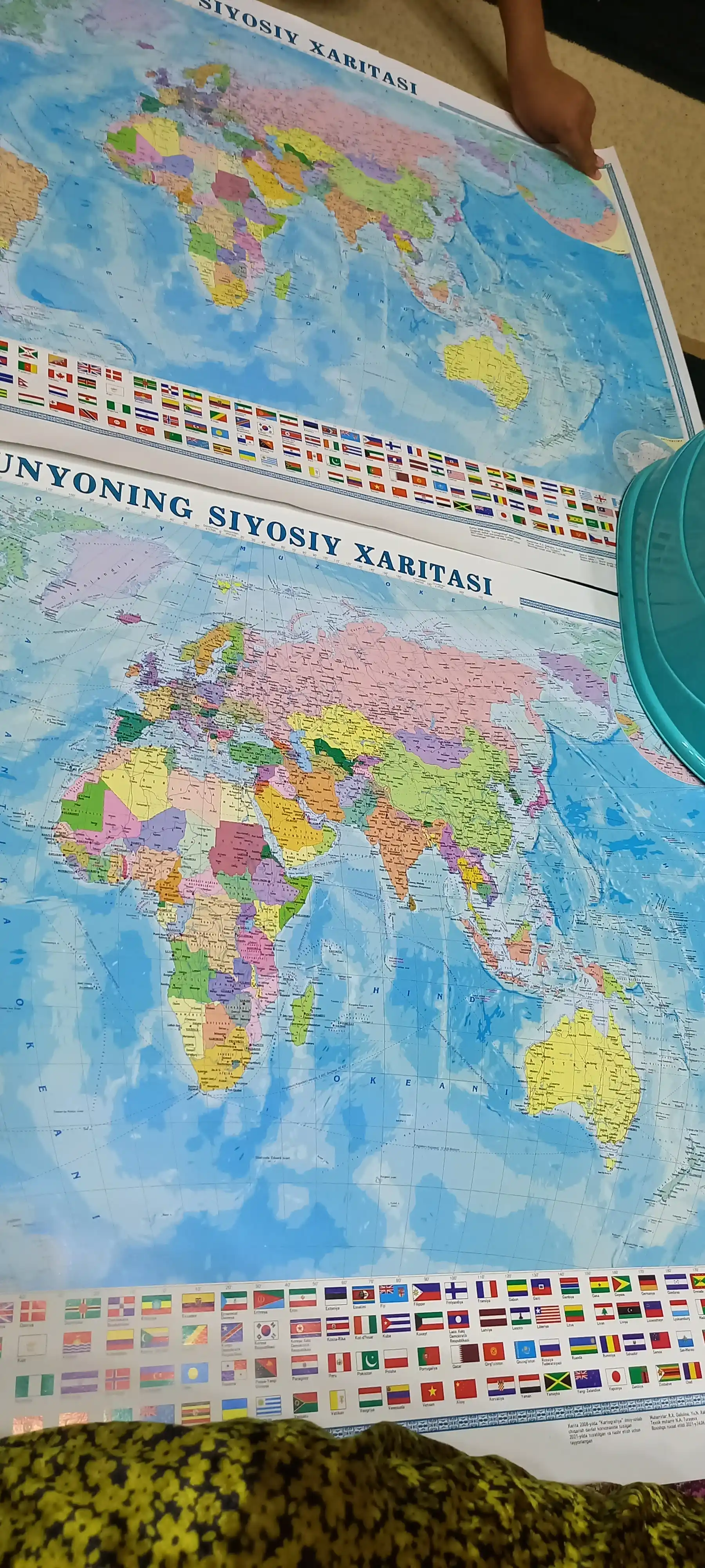 Dunyo xaritasi, o'zbekiston xaritasi va Toshkent xaritasi