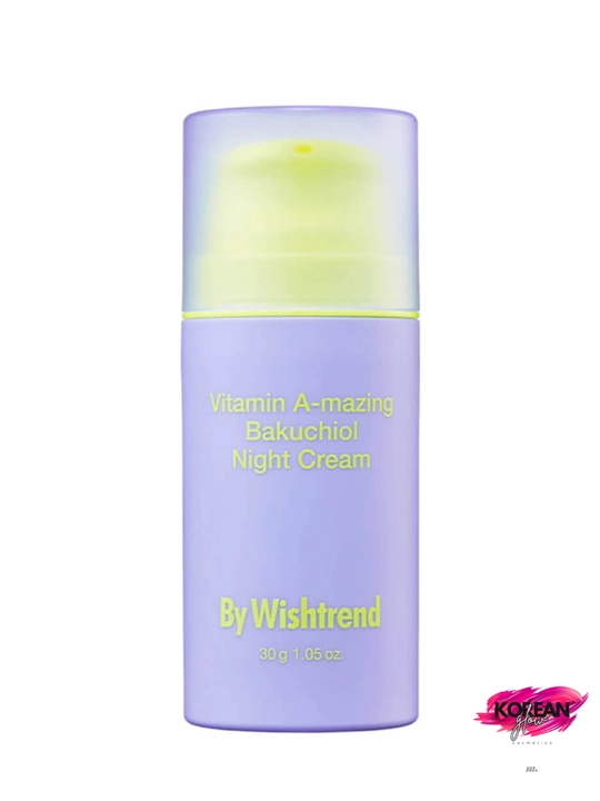 Retinol bakuchiol tungi kremi By Wishtrend Vitamin A-mazing Bakuchiol Night Cream - 
