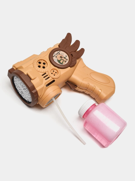 Sovun pufaklari generatori bolalar uchun, batareyali BUBBLE GUN