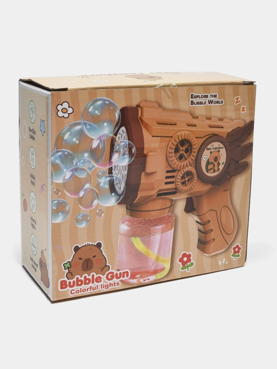 Sovun pufaklari generatori bolalar uchun, batareyali BUBBLE GUN