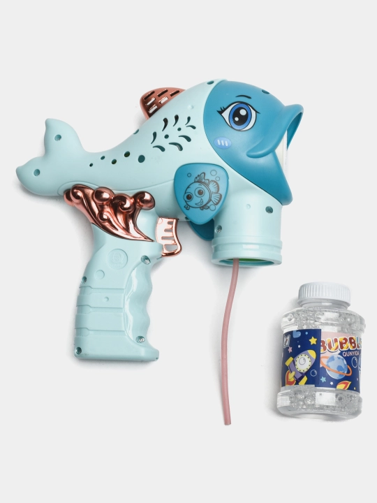 Sovun pufaklari generatori bolalar uchun, batareyali BUBBLE GUN