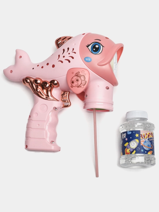 Sovun pufaklari generatori bolalar uchun, batareyali BUBBLE GUN
