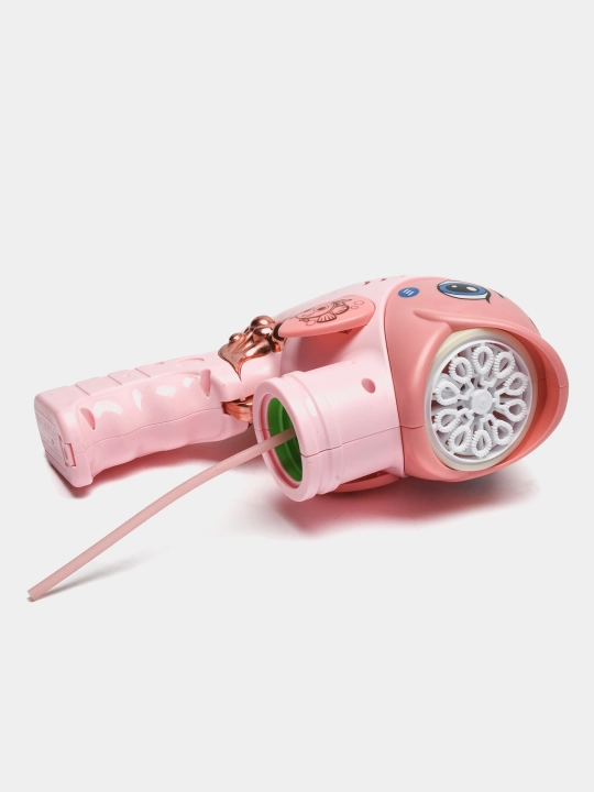 Sovun pufaklari generatori bolalar uchun, batareyali BUBBLE GUN