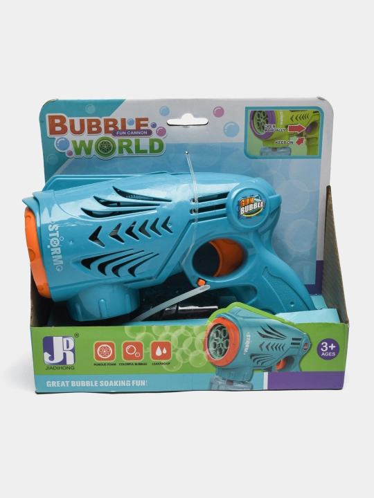 Sovun pufaklari generatori bolalar uchun, batareyali BUBBLE GUN