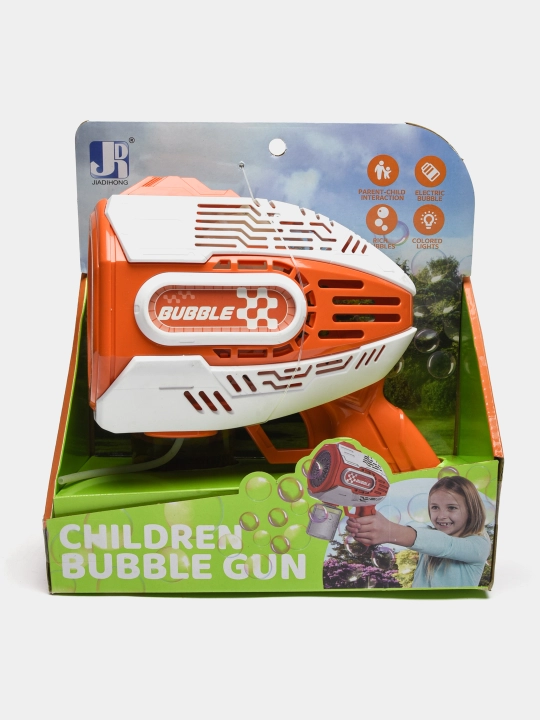 Автоматическая машина для мыльных пузырей, генератор, для детей  BUBBLE GUN