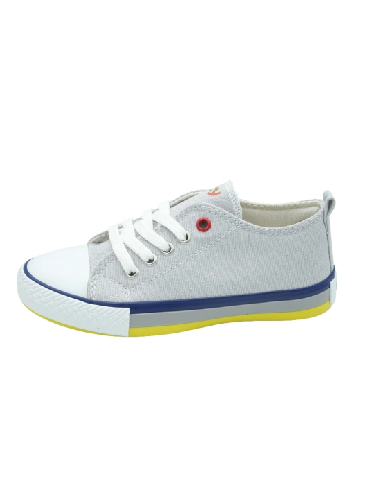 Текстильные кеды Moozy для детей с шнуровкой, CONVERSE – 7 цветов, размер 31-35 - 