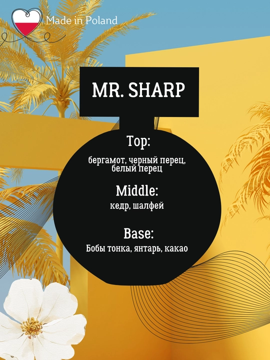 Erkaklar xushbo'ylangan suvi MR. SHARPEDT, 100 ml, La Rive