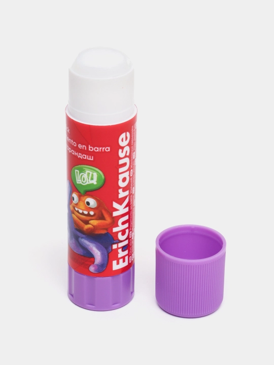 Клей-карандаш ErichKrause EasyStick Jolly Friends, 6 г