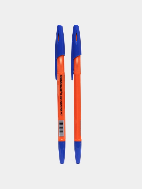Sharikli ruchka ErichKrause R-301 Stick Orange 0,7, siyoh rangi ko'k) 43194 2 dona