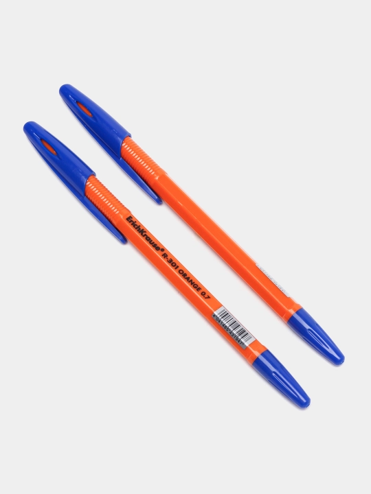 Sharikli ruchka ErichKrause R-301 Stick Orange 0,7, siyoh rangi ko'k) 43194 2 dona