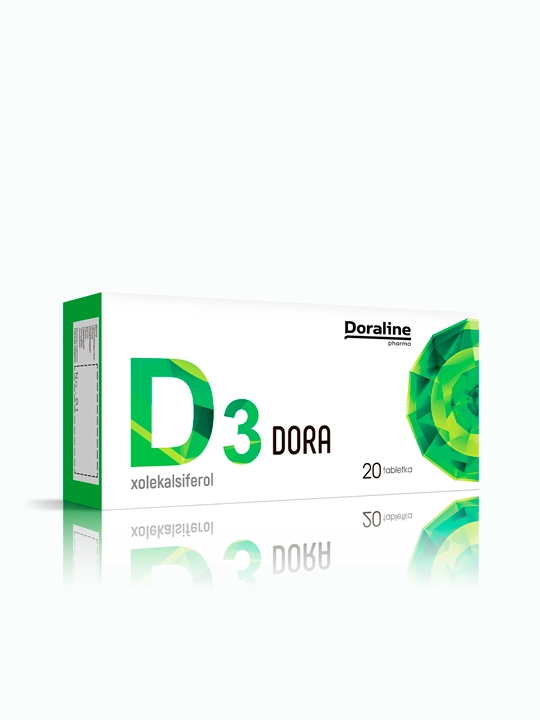 Vitamin D3 DORA Tab No20 - 