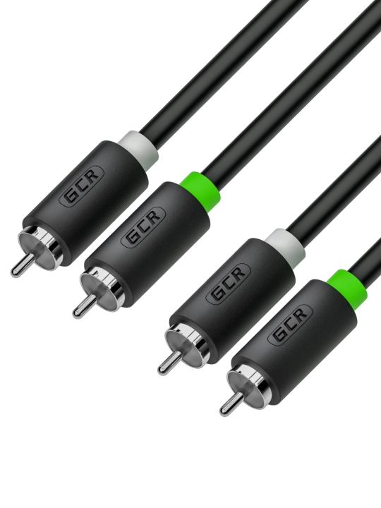 2 RCA – 2 RCA audio kabel (tulpanchali) — analog audio signal uzatish uchun
