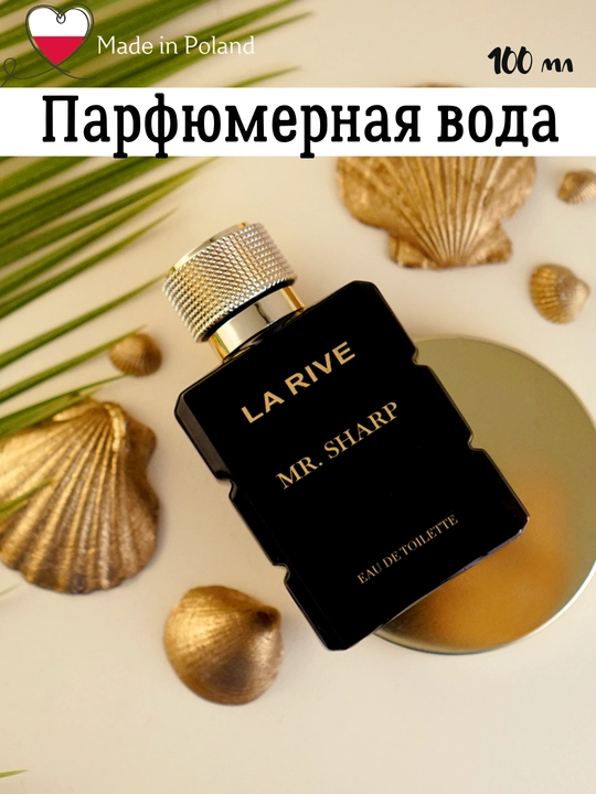 Erkaklar xushbo'ylangan suvi MR. SHARPEDT, 100 ml, La Rive - 