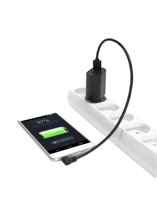 Honor, Samsung, Xiaomi smartfonlari uchun burchakli MicroUSB zaryadlash kabeli