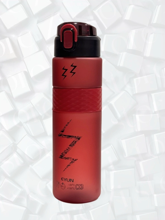 Qulfli, trubkali suv uchun mat sport butilkasi, 900 ml / Zi Store