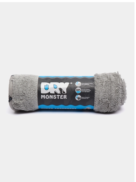 DRE MONSTER, super changni yutish sochiq, avtomobil tanasini quritish uchun mikrofiber