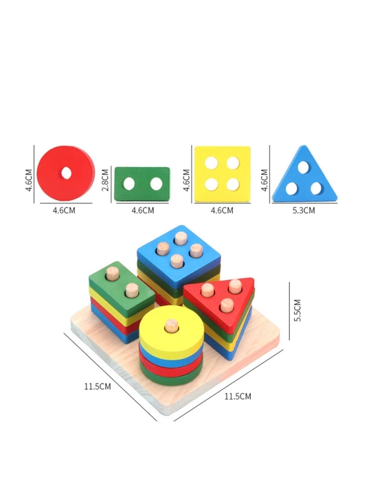 Geometrik shakllar va sahifalar, rus va o'zbek alifbolari bilan o'quv o'yini