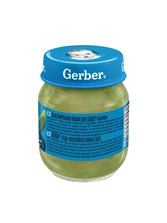 Пюре Gerber® "кабачки", с 4 месяцев, 80 г