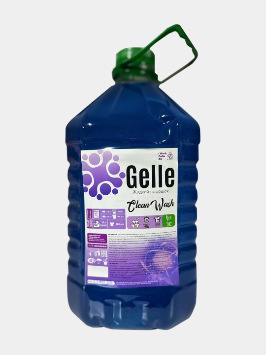 Kir yuvish uchun suyuq gel, avtomat, GELLE, 5 litr - 