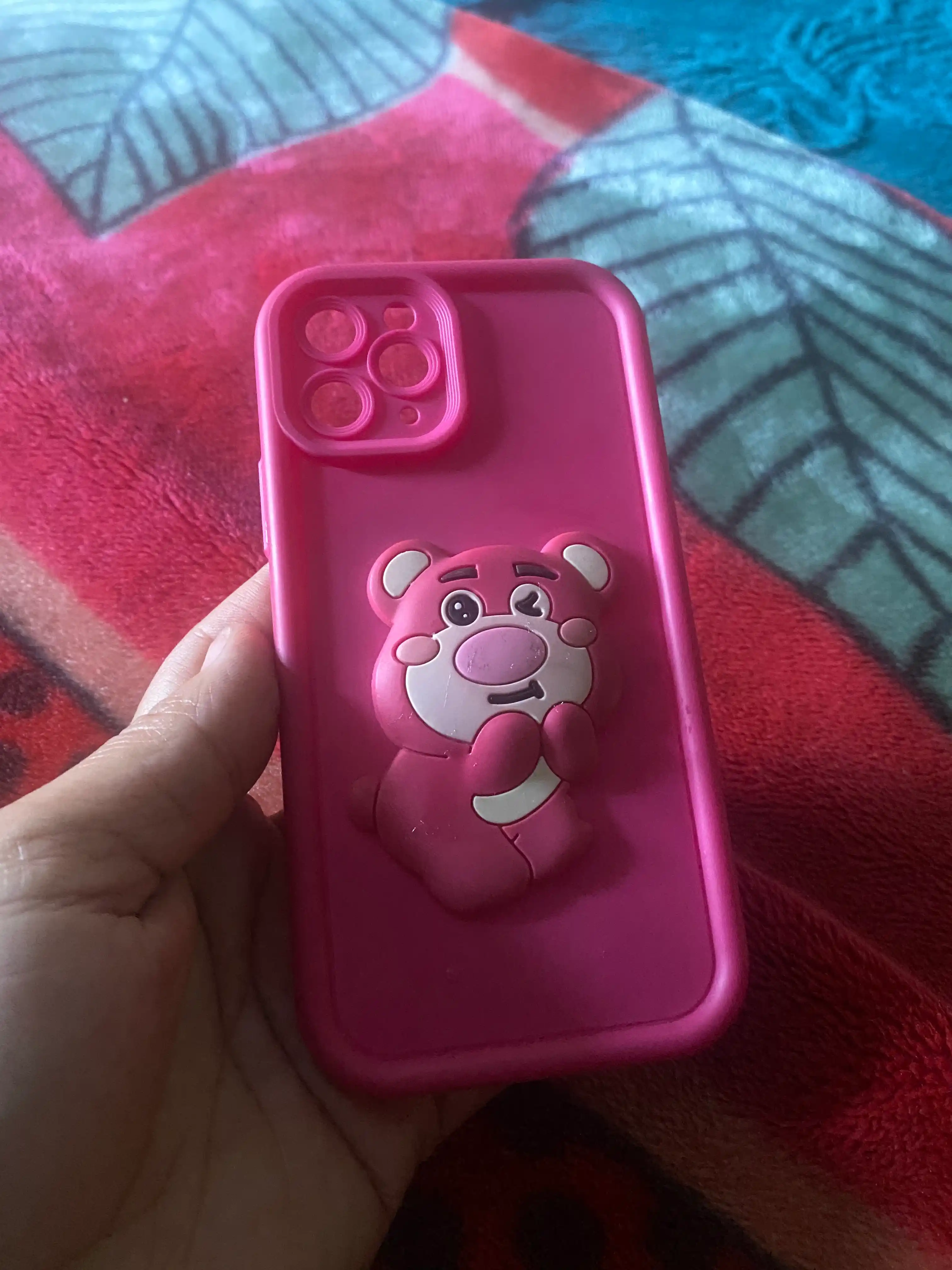 Chexol iPhone taddy oyinchoqli 7, 8, 11, 12, 13, 14, 15, se, xs, xr, pro, max, plus, mini