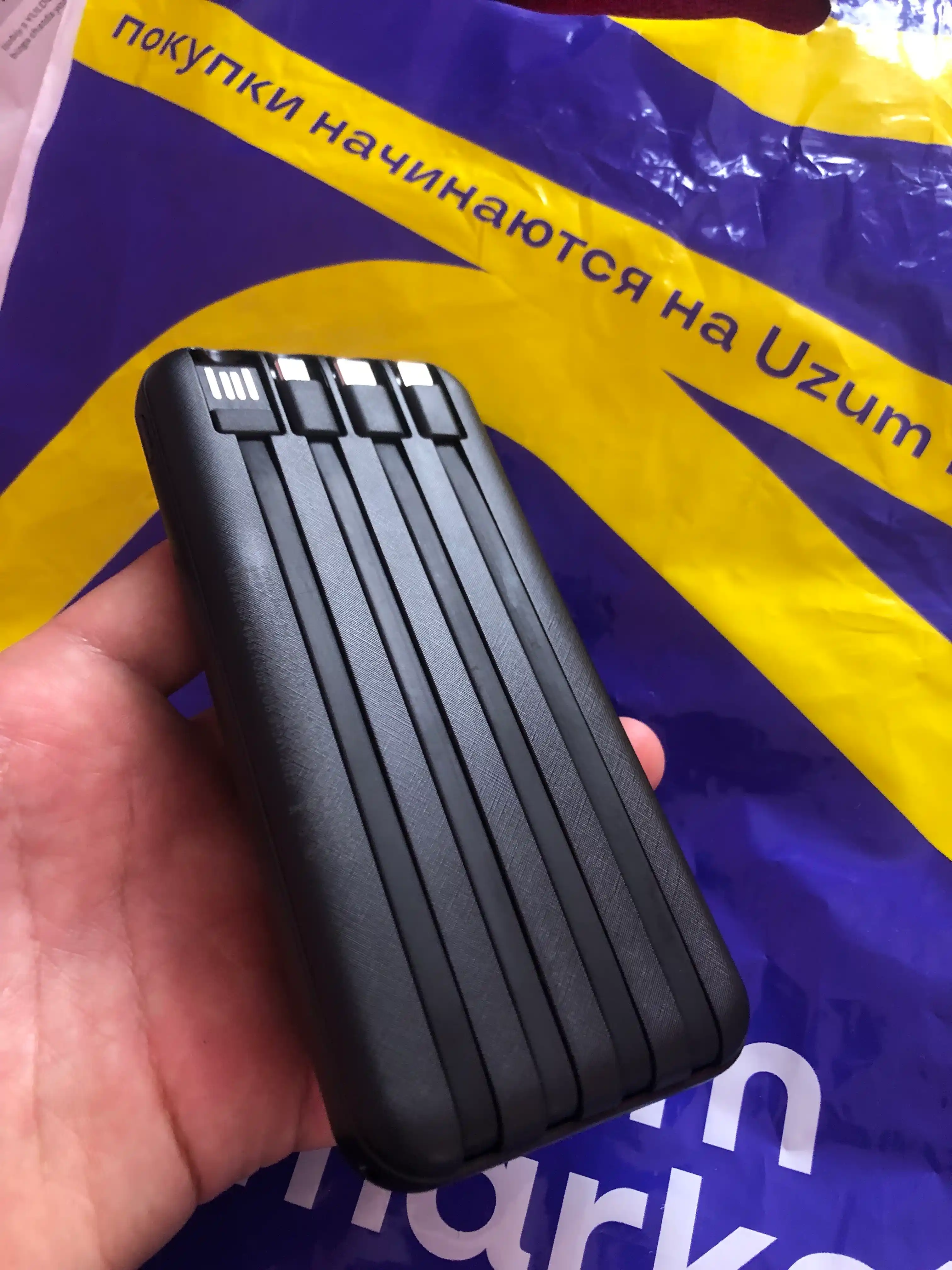 Tashqi power bank akkumulyator 10000, 20000, 30000, iPhone android uchun