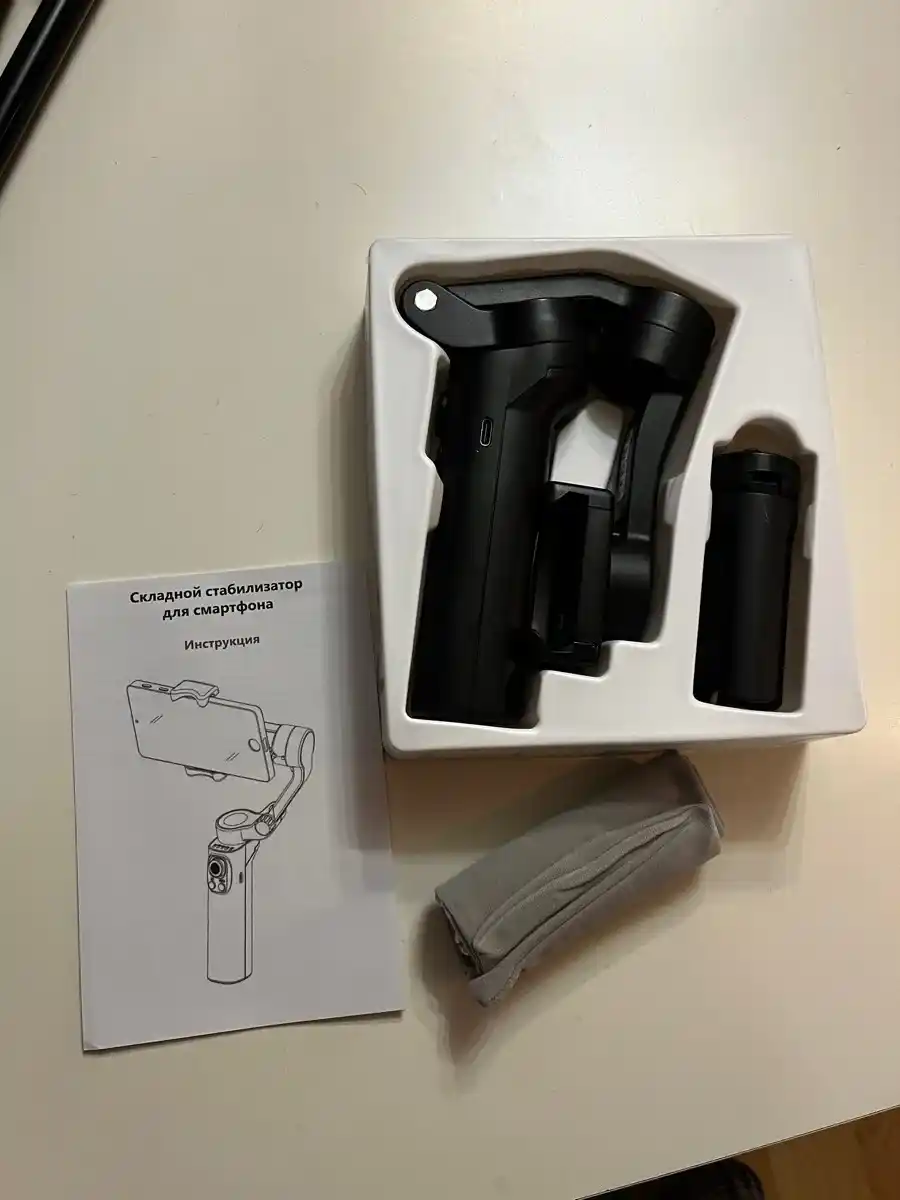 Smart XE 3-eksenli telefon stabilizatori, AI kuzatuv moduli bilan professional