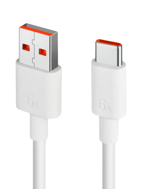 Кабель Type-C USB 6A, для быстрой зарядки и передачи данных