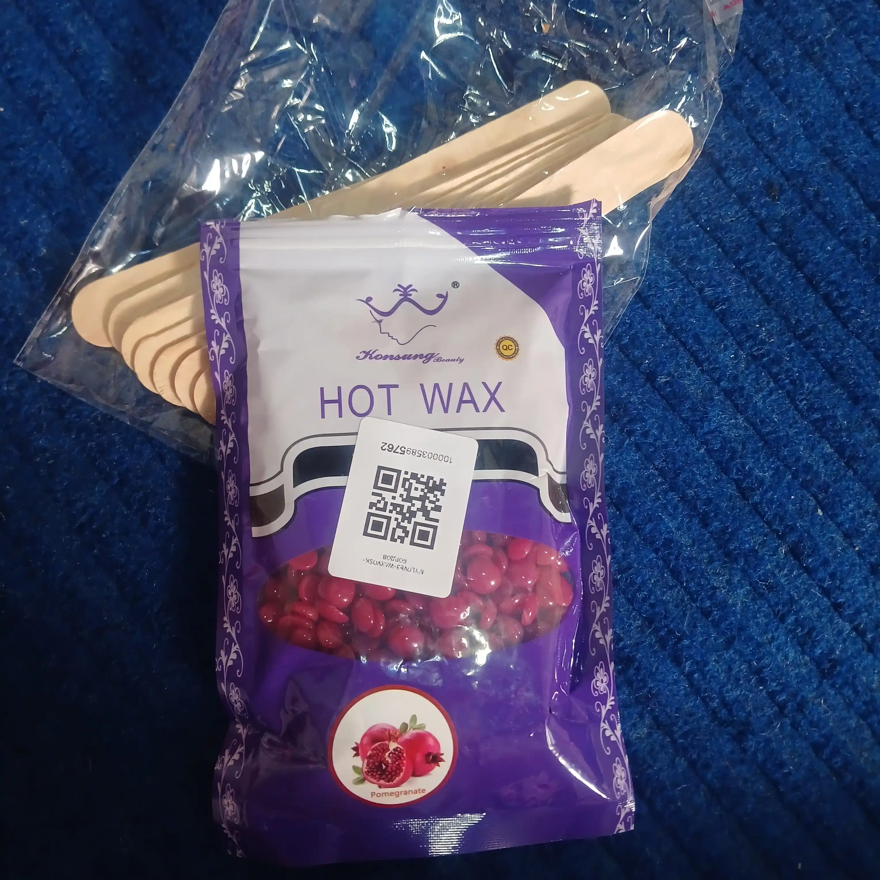 Воск для депиляции Hot Wax, профессиональный, в гранулах, пленочный, 100 г