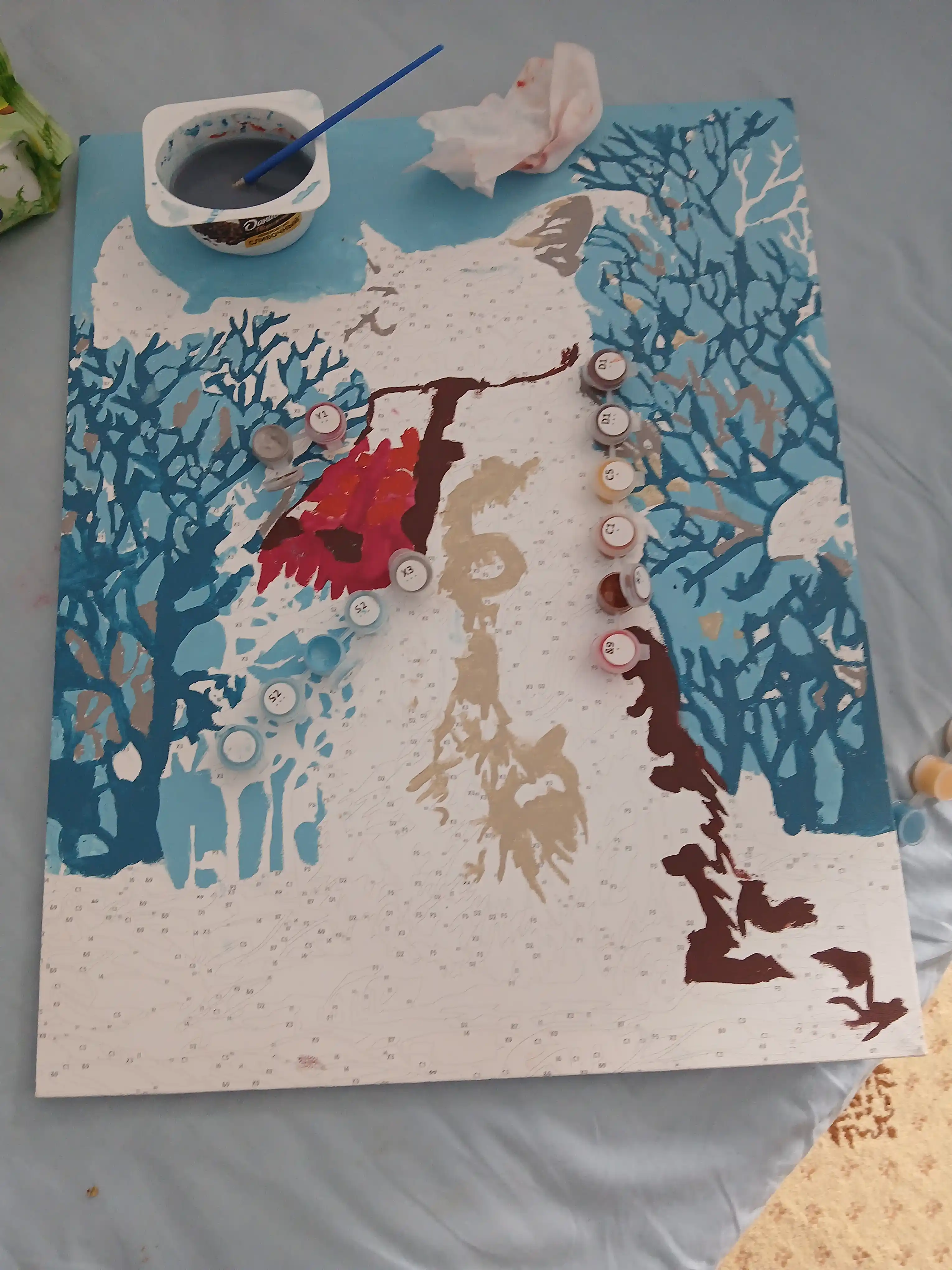 Картина рисование по номерам ARTERY Котики, 40 * 50 см, раскраска на холсте
