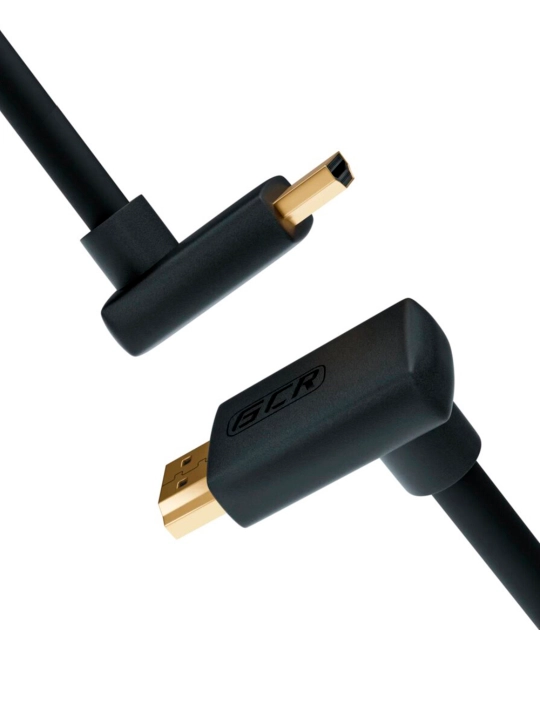 HDMI 2.0 kabeli burchak Ultra HD 4K 60Hz 3D uchun Apple TV, Smart TV, PS4 monitor 24K GOLD