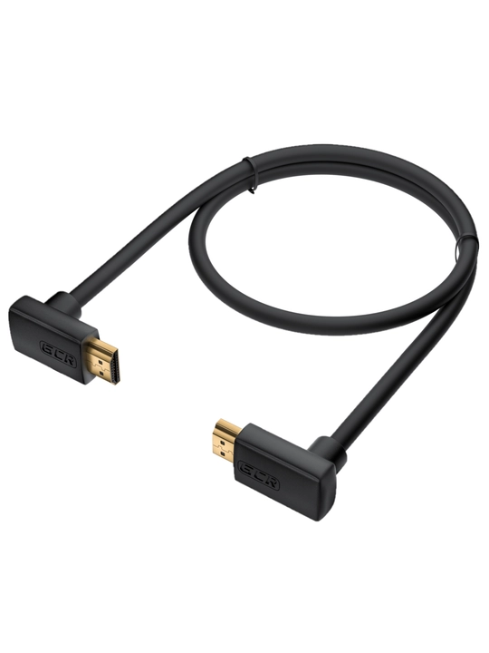 Угловой кабель HDMI 2.0 GCR Ultra HD 4K 60Hz 3D для Apple TV Smart TV PS4 монитора - 